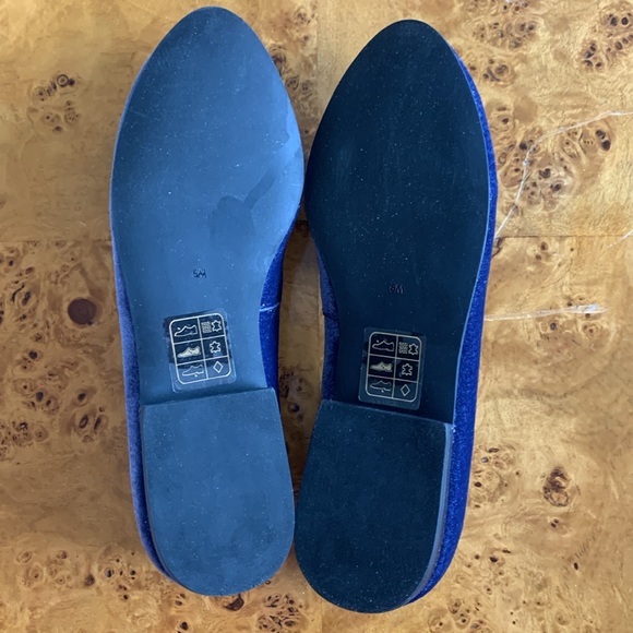 Jack Rogers dog loafer // Chocolate Lab Blue velvet loafer Jack Rogers NIB - Picture 7 of 9